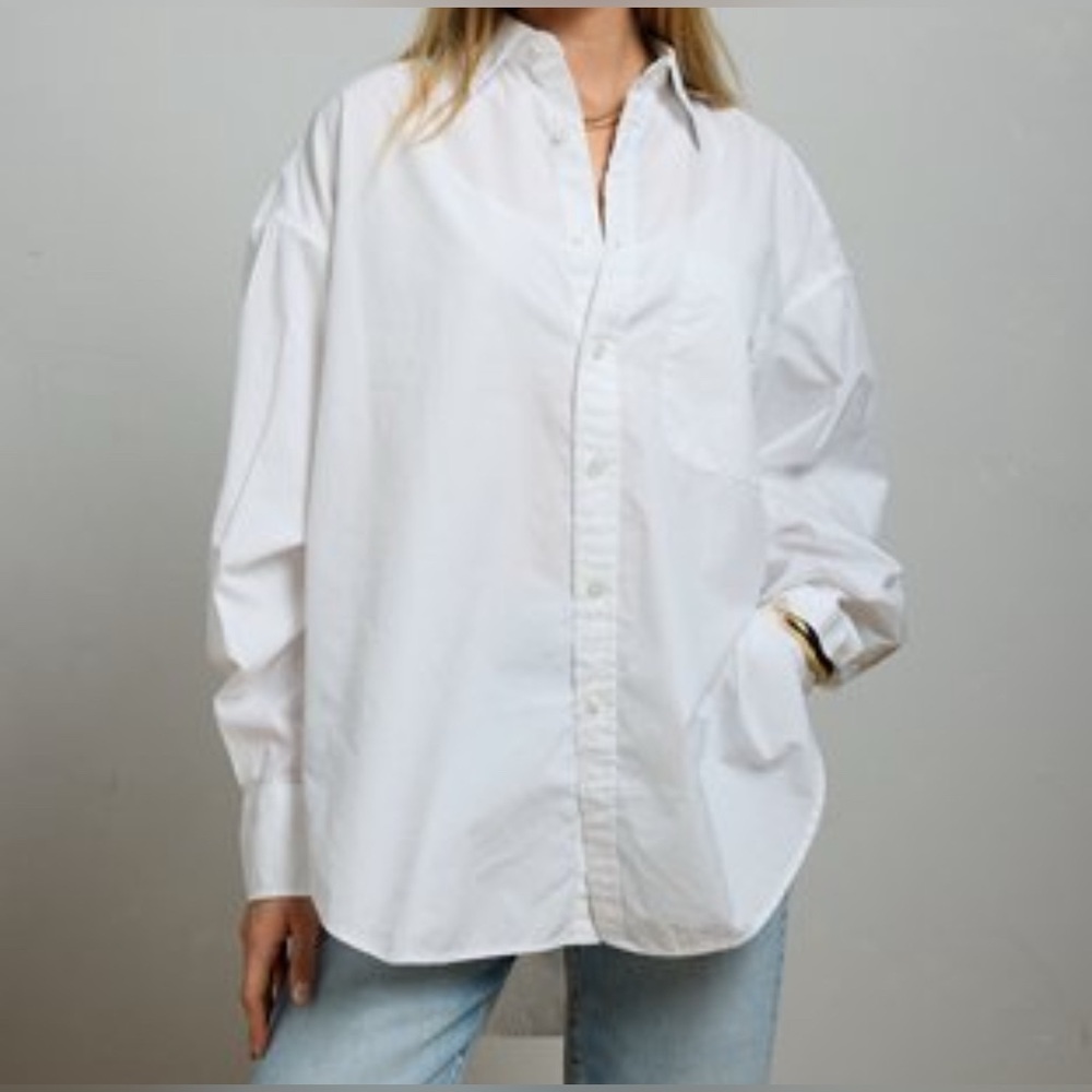 NWT Aerie White Button Down Shirt